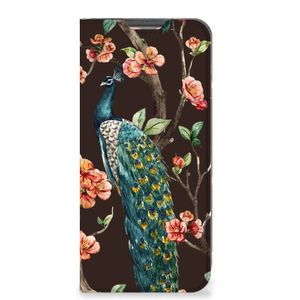 Samsung Galaxy A13 (4G) Hoesje maken Pauw met Bloemen