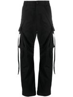 DSQUARED2 pantalon droit en coton à poches cargo - Noir