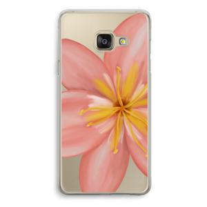 Pink Ellila Flower: Samsung Galaxy A3 (2016) Transparant Hoesje