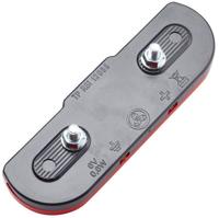 Trelock ls 615 duo flat signal achterlicht zwart 50mm