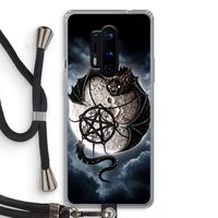 Volle maan: OnePlus 8 Pro Transparant Hoesje met koord
