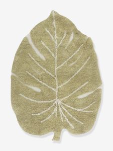 Wasbaar katoenen tapijt Mini Monstera - LORENA CANALS groen