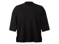 esmara Dames oversized T-shirt (L (44/46), Zwart) - thumbnail