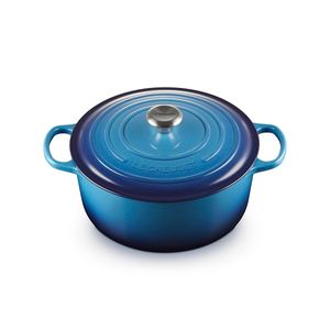 LE CREUSET - Signature - Braadpan rond 28cm 6,70l Azure