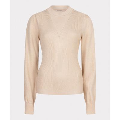 Esqualo - Beige | Dames | Trui | Beige | 4XL | regular | Kamst mode