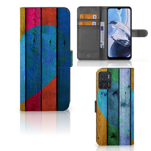 Motorola Moto E22 | E22i Book Style Case Wood Heart - Cadeau voor je Vriend