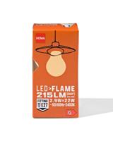 HEMA Led kogel smd flame E27 3.5W 215lm