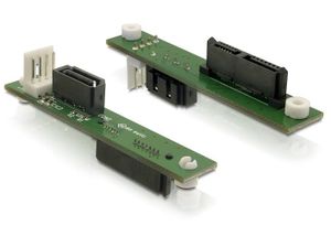 DeLOCK Adapter SATA Slimline > SATA SATA-kabel SATA Slimline 7+6 pin SATA 7pin