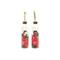 Fles DKD Home Decor Fågel Kristal PVC (550 ml) (2 Stuks)