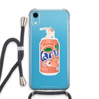 S(peach)less: iPhone XR Transparant Hoesje met koord