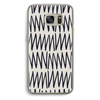 Marrakech Zigzag: Samsung Galaxy S7 Transparant Hoesje