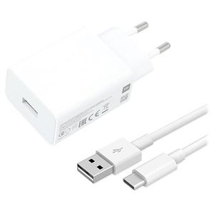 Xiaomi USB Lader & USB-C Kabel MDY-11-EP - 3A, 22.5W - Wit