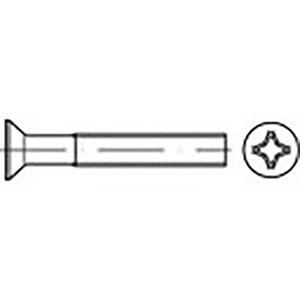 TOOLCRAFT TO-6863076 Verzonken schroeven M2 16 mm Kruiskop Phillips DIN 965 Staal Verzinkt 2000 stuk(s)