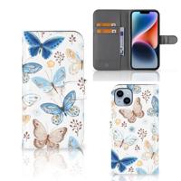 Telefoonhoesje | Met pasjeshouder | voor iPhone 15 Plus Vlinder