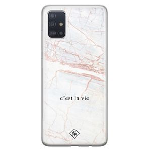 Samsung Galaxy A51 siliconen hoesje - C'est la vie
