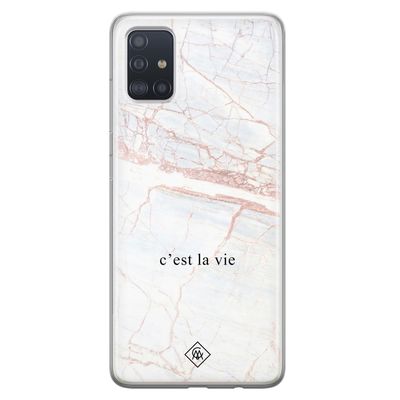 Samsung Galaxy A51 siliconen hoesje - C'est la vie