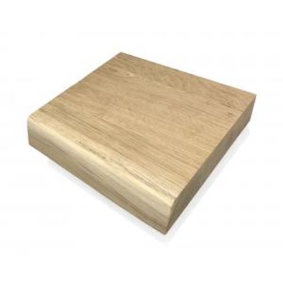 Eiken plank massief boomstam 20 x 20 cm