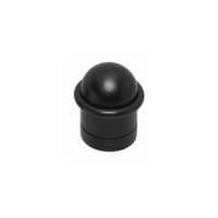 Intersteel Deurstopper met ring mat zwart - thumbnail