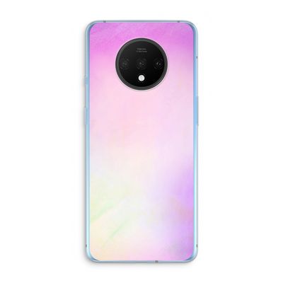 Flow mist pastel: OnePlus 7T Transparant Hoesje