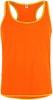 Starworld SW305 Men´s Contrast Sports Vest - Fluorescent Orange/Gold - L