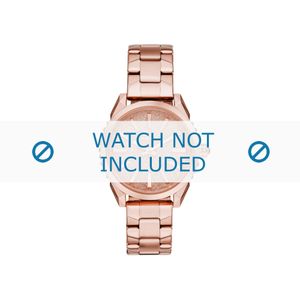 Diesel horlogeband DZ5502 Staal Rosé 18mm