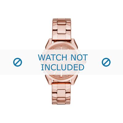 Diesel horlogeband DZ5502 Staal Rosé 18mm