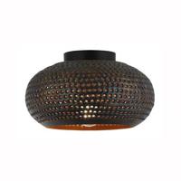 Plafondlamp Fuoco Bruin Zwart Ø 30cm E27 Fitting - thumbnail