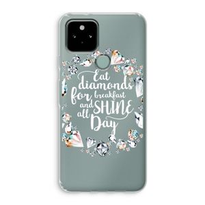 Diamonds: Google Pixel 5 Transparant Hoesje