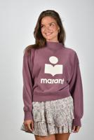 Marant Etoile trui Moby SW0003FA-C3M07E raspberry/ecru