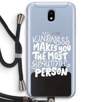 The prettiest: Samsung Galaxy J5 (2017) Transparant Hoesje met koord