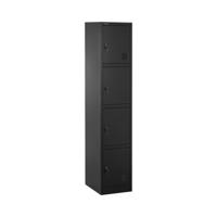 Lockerkast - 4 planken met planken - afsluitbaar - 80 kg