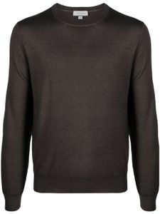 Canali pull fin en laine - Marron