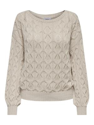 Only Onlbrynn Life Structure L/s Pul Knt Noos 15222853 Trui Pumice Stone