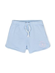 Ralph Lauren Kids short à logo imprimé - Bleu