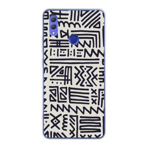 Marrakech print: Honor Note 10 Transparant Hoesje