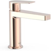 Wastafelkraan Tres Project | Opbouw | Mengkraan | Standaard model | 1-hendel | Rond | 24k Rose goud