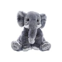 Pluche olifant dierenknuffel grijs 25 cm - thumbnail