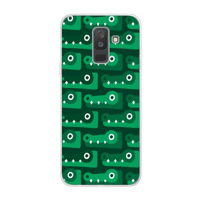 Crocs: Samsung Galaxy A6 Plus (2018) Transparant Hoesje
