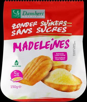 Damhert Madeleines zonder suiker Damhert Madeleines zonder suiker