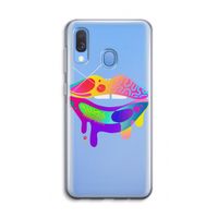 Lip Palette: Samsung Galaxy A40 Transparant Hoesje
