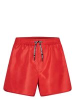 Karl Lagerfeld short à bande logo - Rouge