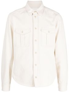 MARANT chemise en coton à manches longues - Tons neutres