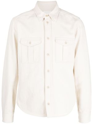 MARANT chemise en coton à manches longues - Tons neutres