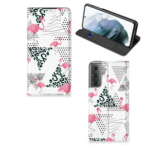 Samsung Galaxy S21 FE Hoesje maken Flamingo Triangle