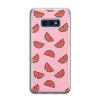 Watermeloen: Samsung Galaxy S10e Transparant Hoesje