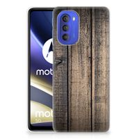 Motorola Moto G51 5G Bumper Hoesje Steigerhout