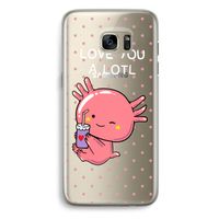 Love You A Lotl: Samsung Galaxy S7 Edge Transparant Hoesje
