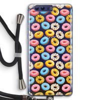 Pink donuts: Honor 9 Transparant Hoesje met koord