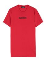 DSQUARED2 KIDS t-shirt en coton à logo imprimé - Rouge - thumbnail