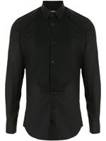 Dolce & Gabbana chemise à plastron contrastant - Noir